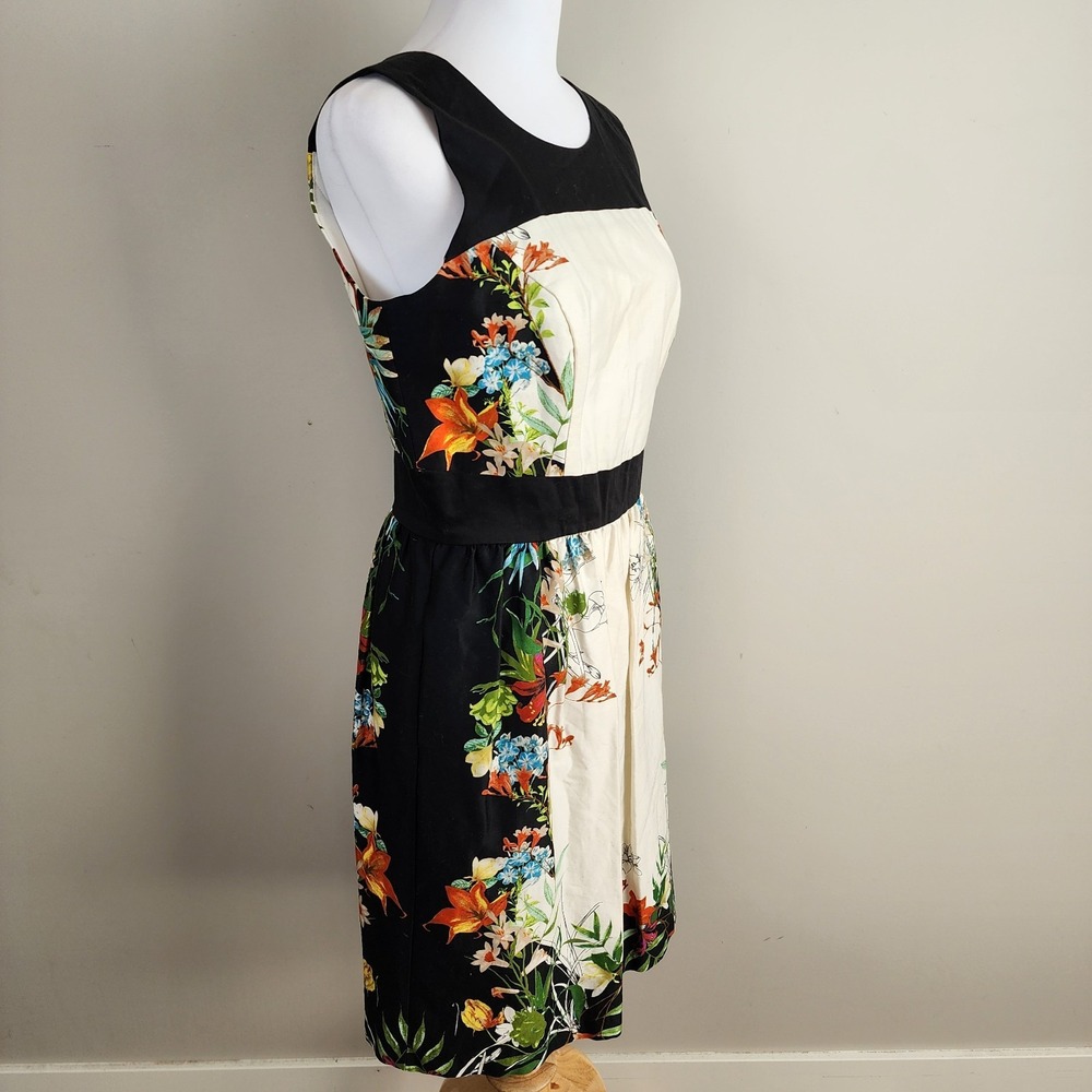 Rickis Tea Dress Womens 6 Floral Wedding Guest‎  Cocktail Office Party Vacation